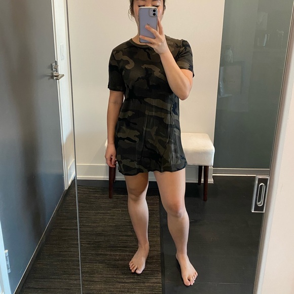 TNA Dresses & Skirts - TNA Camo Tshirt Dress
